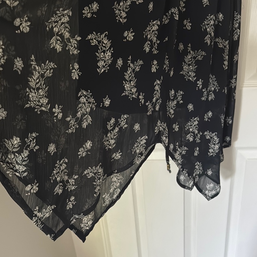 Xhilaration Black and White Patterned Dress - Picture 7 of 7